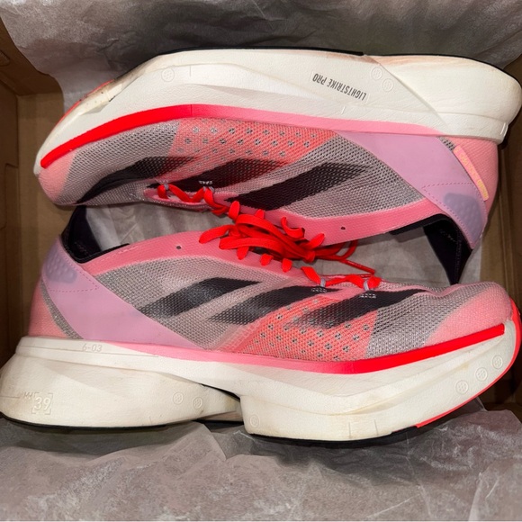 adidas Pink and Black Athletic Shoes - Picture 9 of 16